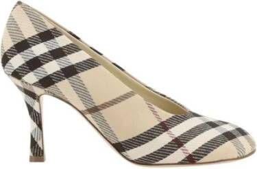 Burberry Elegante Check Pumps Style 8045202