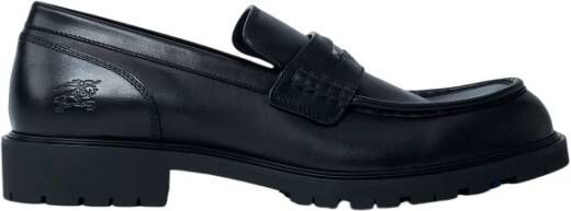 Burberry Geborsteld leren loafers A del teen