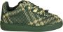 Burberry Gebreide Sneakers Green Heren - Thumbnail 1