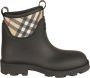 Burberry Geëtste Knight Stamp Enkellaarzen - Thumbnail 1