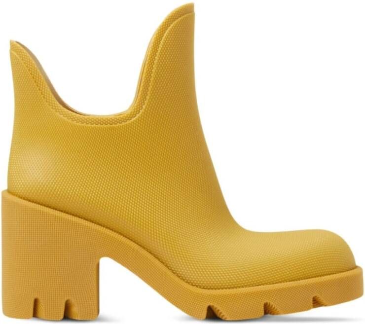 Burberry Gele laarzen met Rackel T.65 Yellow Dames