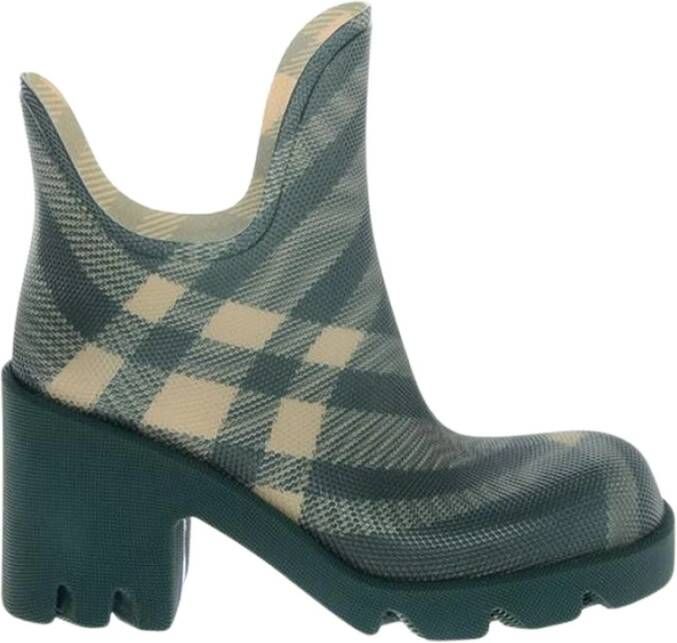 Burberry Geruite Enkellaarzen