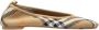 Burberry Geruite Gebreide Baby Ballerina's Schoenen Beige Dames - Thumbnail 13