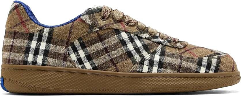 Burberry Geruite Sneakers voor Mannen