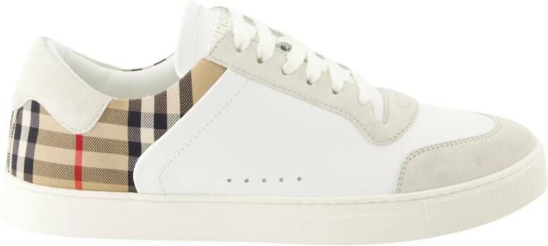 Burberry Multicolor Leren Sneakers Ss2024 Model 8069089_A9022 White - Foto 3