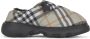 Burberry Gewatteerde Equestrian Muiltjes met Ruitprint Multicolor Heren - Thumbnail 4