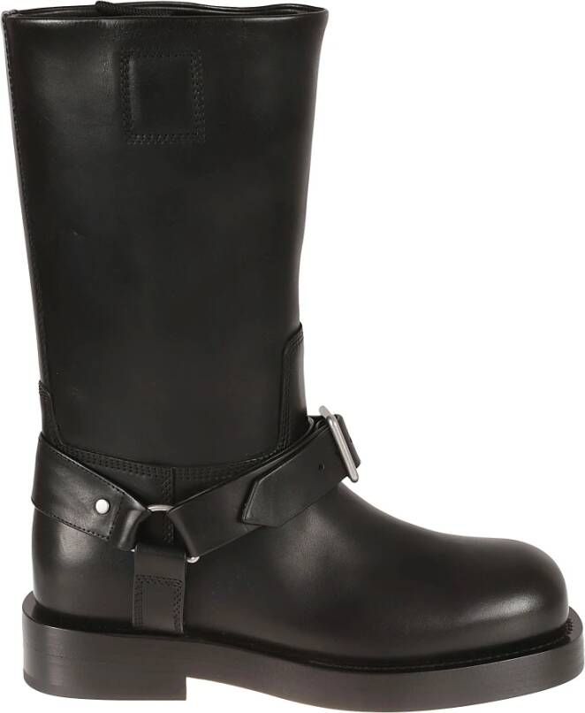 Burberry Hoge LaarzenLF Saddle Low Black Dames