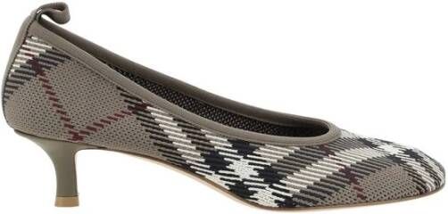 Burberry Iconische Checkpatroon Kitten Heel Pumps