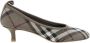 Burberry Iconische Checkpatroon Kitten Heel Pumps - Thumbnail 1