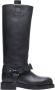 Burberry Italiaanse Leren Hoge Laarzen Black Dames - Thumbnail 3