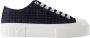 Burberry Lage Sneakers Katoen Blauw - Thumbnail 1