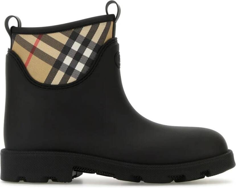 Burberry Zwarte enkellaarzen voor heren