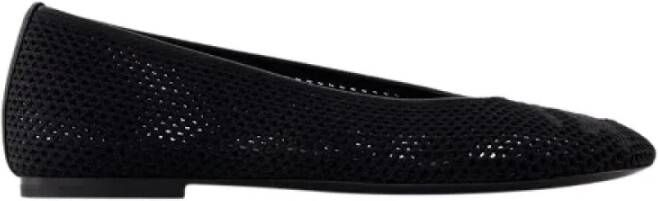 Burberry Leather flats Black Dames