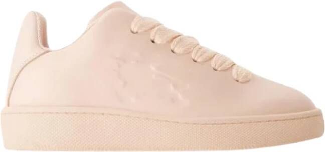 Burberry Leather sneakers Beige Dames