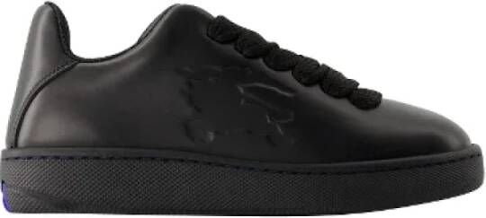 Burberry Leather sneakers Black Dames
