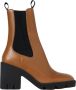 Burberry Leren Enkelboots met Halfhoge Hak - Thumbnail 1