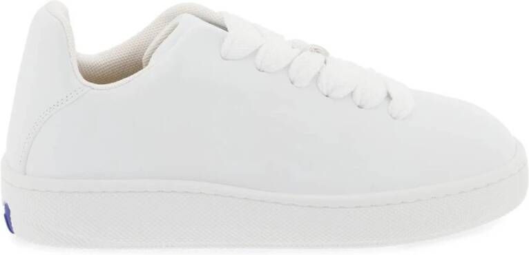 Burberry Leren Sneaker Opbergdoos White Dames