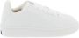Burberry Witte Leren Sneakers Ronde Neus Vetersluiting White Dames - Thumbnail 22