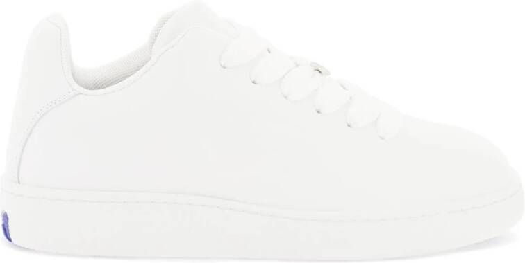 Burberry Leren Sneaker Opbergdoos White Heren