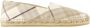 Burberry Linnen Espadrilles Beige Ronde Neus - Thumbnail 1