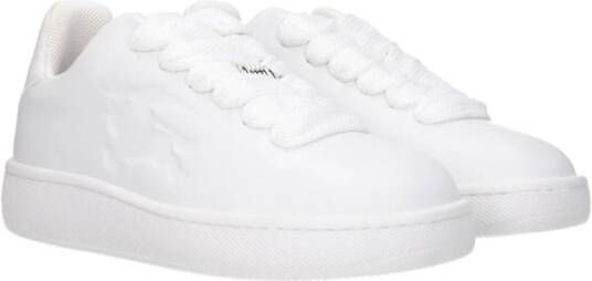 Burberry Logo Side Lace-Up Leren Sneakers