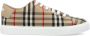 Burberry Newalbridge sneakers onder controle canvas Beige Dames - Thumbnail 3