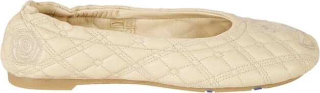 Burberry Platte Ballerina Schoenen Beige Dames