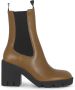 Burberry Premium Chelsea Boots in bruin leer Brown Dames - Thumbnail 1