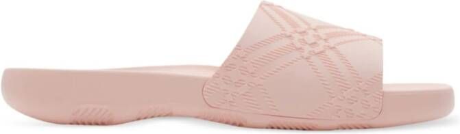 Burberry Roze Blauwe Duik Sandaal Logo
