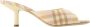 Burberry Hoge hakken Mews 65 Chk Pumps Linen Pink in roze - Thumbnail 1
