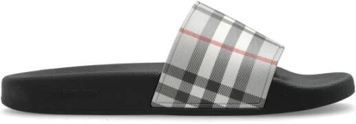 Burberry Rubberen teenslippers