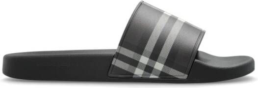 Burberry Rubberen teenslippers