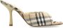 Burberry Sandalen Plaid Pattern Stiletto Sandals in beige - Thumbnail 12