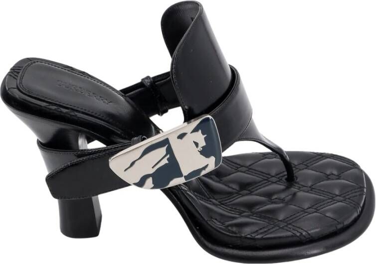 Burberry Sandals Black Dames