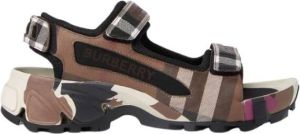 Burberry Platte sandalen Bruin Dames