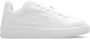 Burberry Witte Leren Sneakers Ronde Neus Vetersluiting White Dames - Thumbnail 1