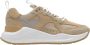 Burberry Beige Lage Sneakers met Herhaald Merkpatroon Beige Dames - Thumbnail 15