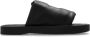 Burberry Sandalen Lf Knight Slab Sandals Leather Black in zwart - Thumbnail 1