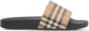 Burberry Flip Flops Beige Dames