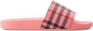 Burberry Sliders Roze Dames
