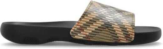 Burberry Slides Dive Brown Dames