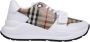 Burberry Witte Sneakers met Klittenbandsluiting en Logolabel White Heren - Thumbnail 1