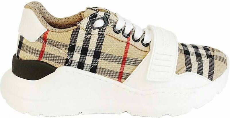 Burberry Vintage Check Velcro Strap Sneakers Multicolor Dames - Foto 4