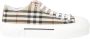 Burberry Beige Lage Sneakers met Herhaald Merkpatroon Beige Dames - Thumbnail 7