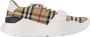 Burberry Sneakers met Vintage Check-patroon en klittenbandsluiting Beige Dames - Thumbnail 1