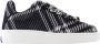 Burberry Geruite Gebreide Box sneakers Black Dames - Thumbnail 1