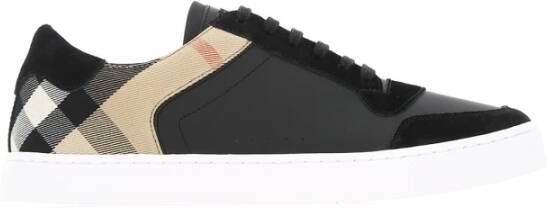 Burberry men's schoenen leather trainers sneakers