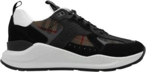 Burberry Sneaker met leren en mesh details