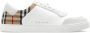 Burberry Vintage Check Panel Sneakers White Heren - Thumbnail 7