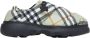 Burberry Gewatteerde Equestrian Muiltjes met Ruitprint Multicolor Heren - Thumbnail 1